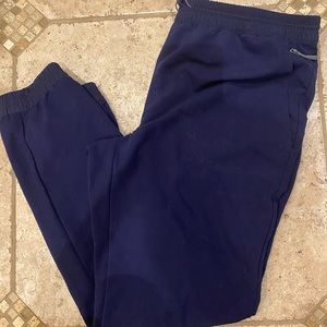 Figs size medium joggers in navy blue.